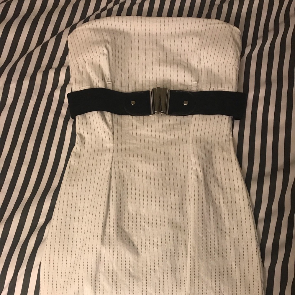 Sabora PinStrip Cocktail Dress - Picture 2 of 8